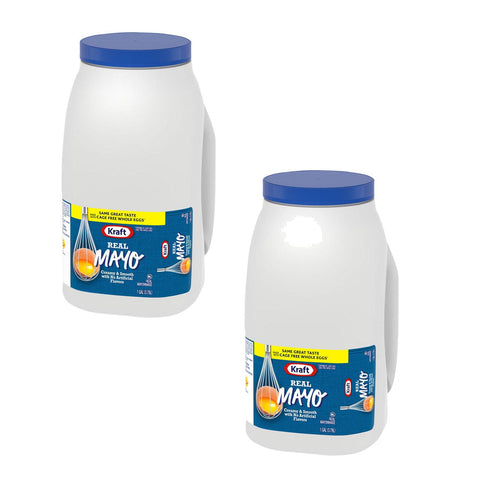 2 Jugs of Kraft Mayo Real Mayonnaise Jug Salad Sandwich , 2 gallon