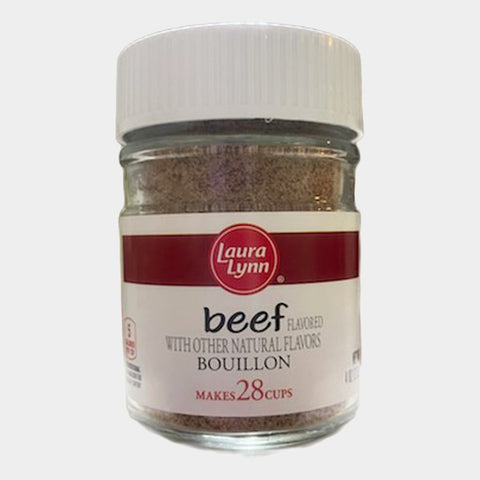 2 Jars Laura Lynn Beef Bouillon Instant, 4 oz