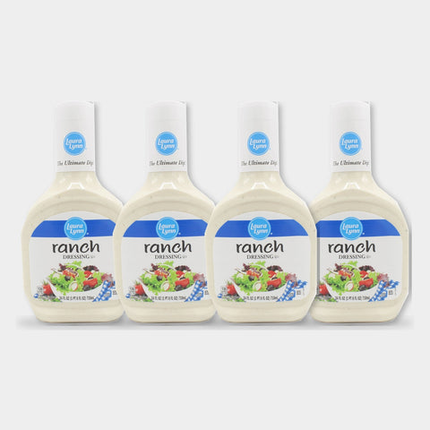 4 Bottles Laura Lynn Ranch Dressing, 24 oz