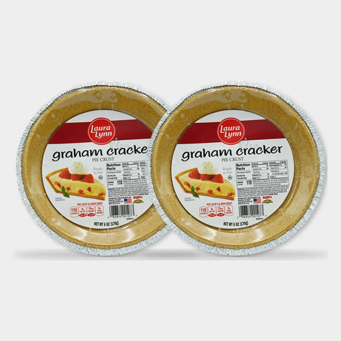 2 Packs Laura Lynn Graham Pie Shell, 6 oz