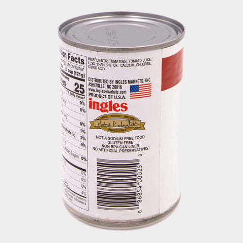 6 Cans Laura Lynn No Salt Peeled Tomato, 14.5 oz
