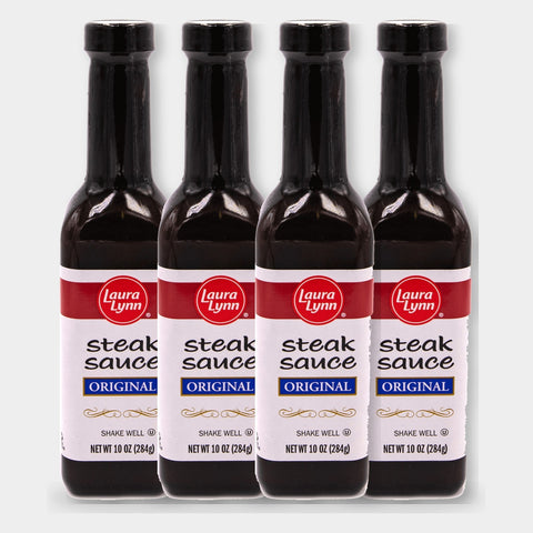 4 Bottles Laura Lynn Steak Sauce, 10 oz