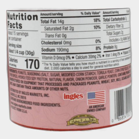 Laura Lynn Peanuts Dry Roasted & Salted, 16 oz
