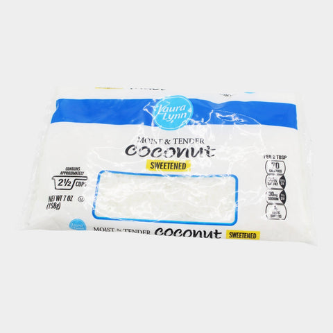 2 Bags Laura Lynn Coconut Flakes, 7 oz