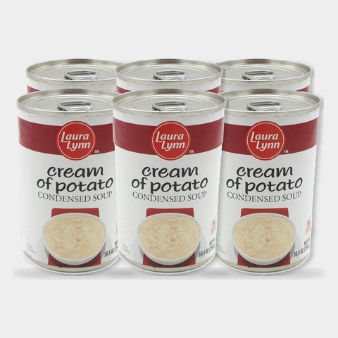 6 Cans Laura Lynn Cream of Potato Soup Condensed, 10.5 oz