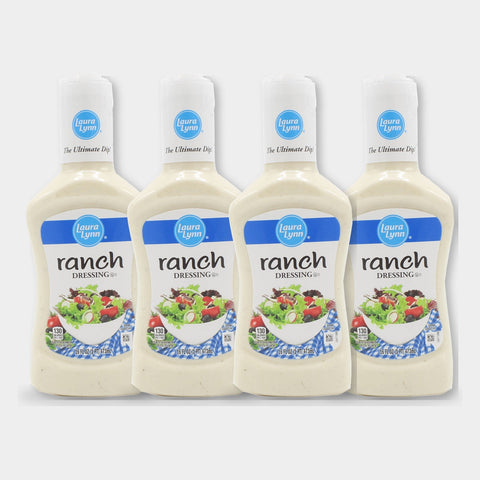 4 Bottles Laura Lynn Ranch Dressing, 16 oz