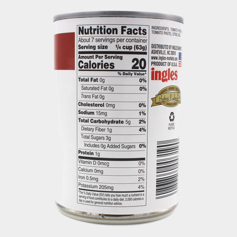 6 Cans Laura Lynn Tomato Puree, 15 oz
