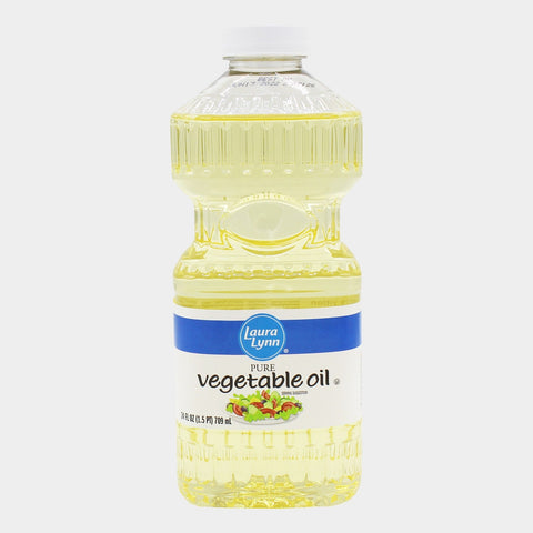 2 Bottles Laura Lynn Vegetable Oil, 24 oz