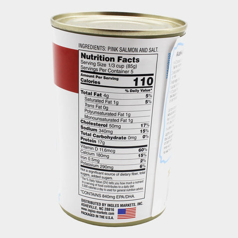 6 Cans Laura Lynn Pink Salmon, 14.75 oz