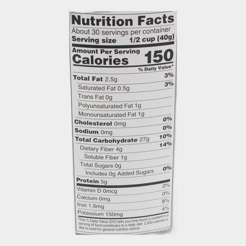 2 Canisters Laura Lynn Quick Oats, 42 oz