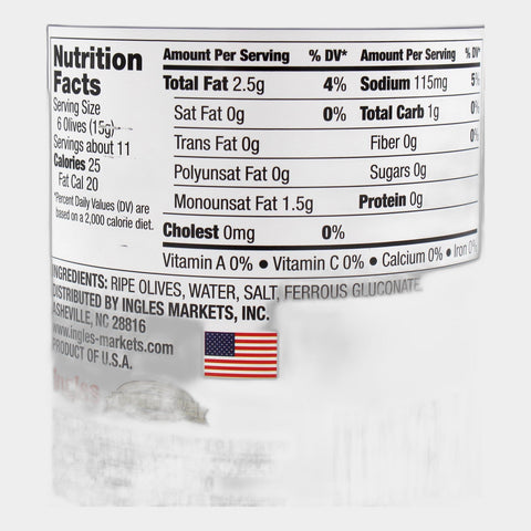 3 Jars Laura Lynn Small Pitted Ripe Olives, 6 oz