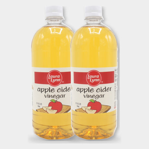 2 Bottles Laura Lynn Apple Cider Vinegar, 32 oz