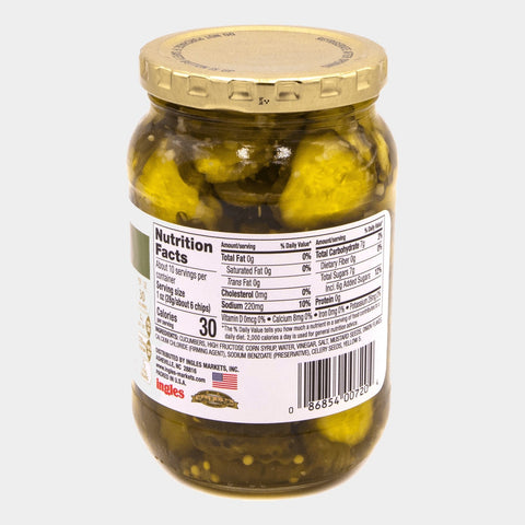 3 Jars Laura Lynn Bread & Butter Chips, 16 oz