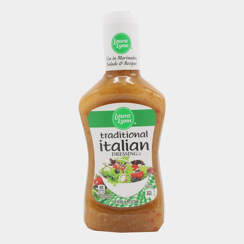 4 Bottles Laura Lynn Traditional Italian Dressing, 16 oz