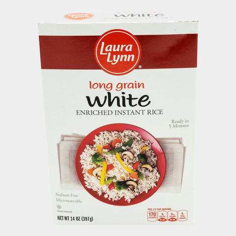 4 Boxes Laura Lynn Instant Rice, 14 oz