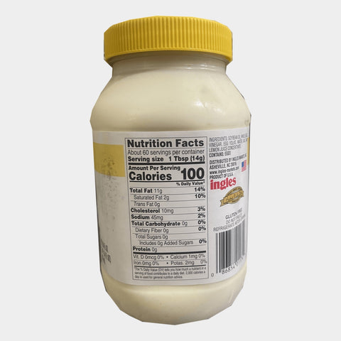 2 Jars Laura Lynn Mayonnaise, 30 oz