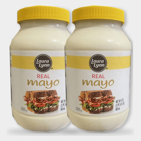 2 Jars Laura Lynn Mayonnaise, 30 oz
