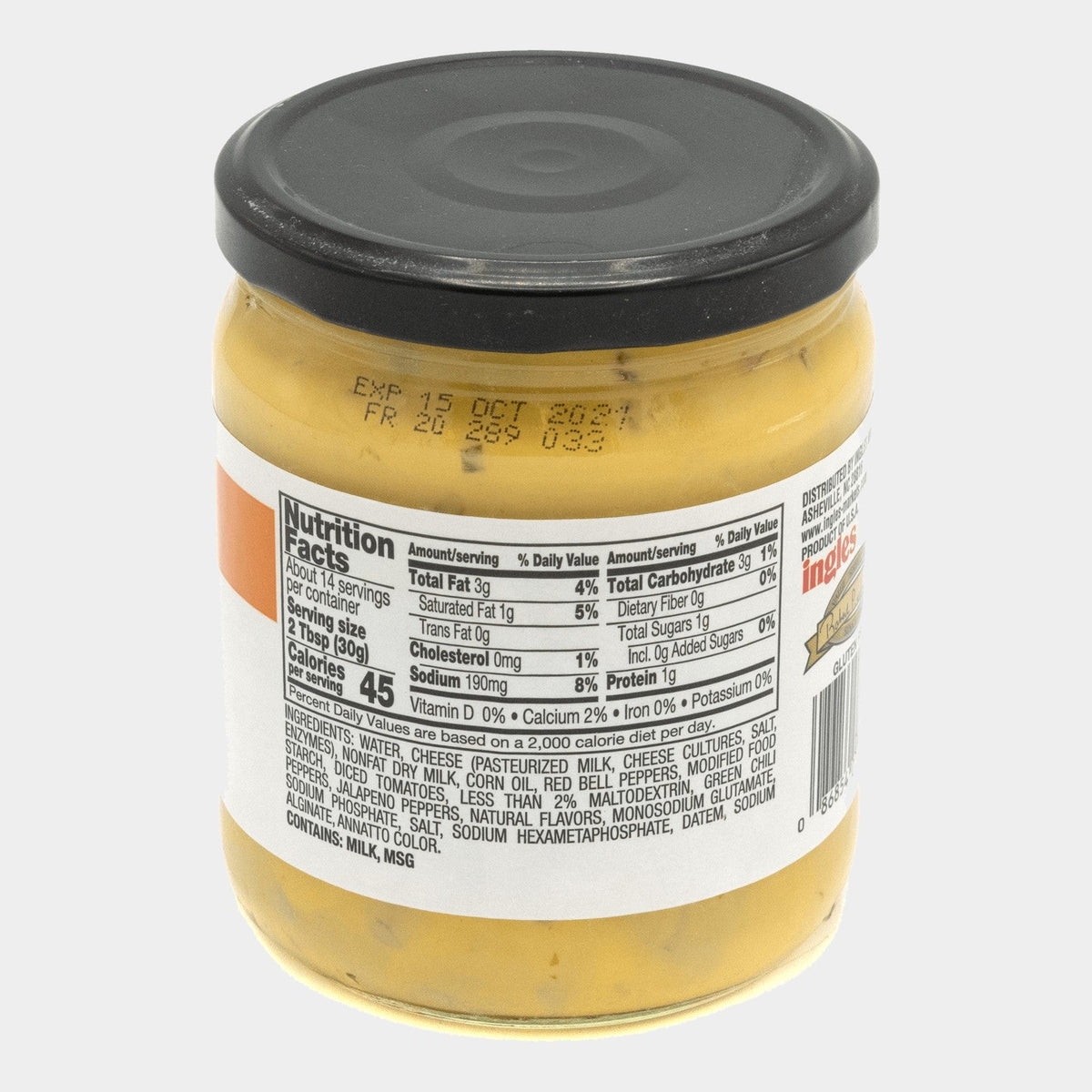 3 Jars Laura Lynn Medium Salsa Con Queso Dip, 15 oz