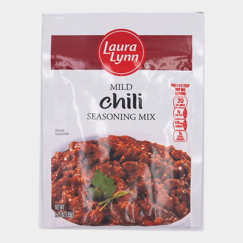 6 Packets Laura Lynn Chili Season Mix, 1.25 oz