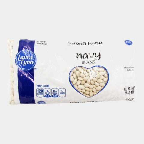 4 Bags Laura Lynn Dry Navy Beans, 1 lb