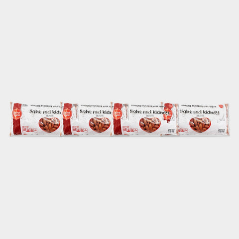 4 Bags Laura Lynn Light Red Kidney Beans, 1 lb