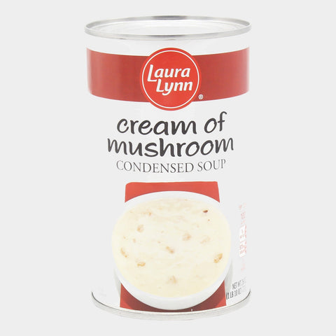 4 Cans Laura Lynn Cream of Mushroom Soup Condensed, 26 oz