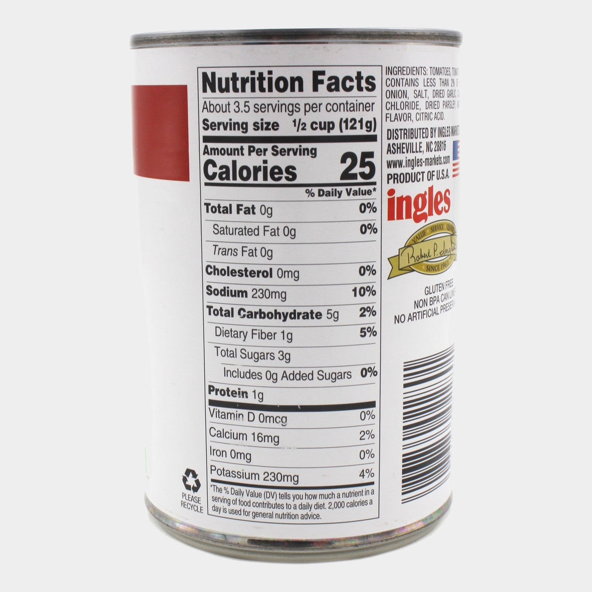 6 Cans Laura Lynn Diced Tomatoes with Garlic & Onion, 14.5 oz
