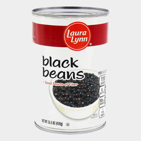 6 Cans Laura Lynn Black Beans, 14.5 oz