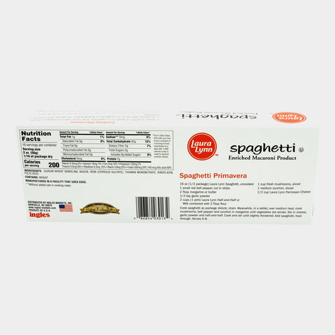 4 Bags Laura Lynn Spaghetti Pasta, 32 oz