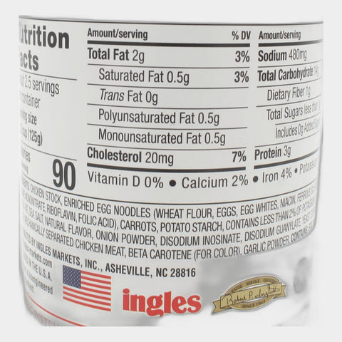 6 Cans Laura Lynn Extra Noodle Soup Condensed, 11 oz