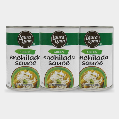 3 Jars Laura Lynn Green Enchilada Sauce, 10 oz