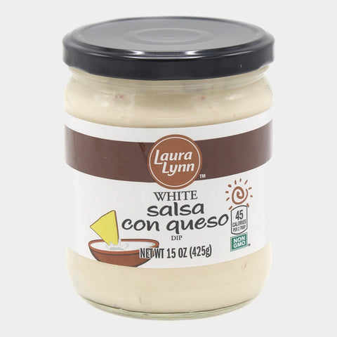 3 Jars Laura Lynn White Salsa Con Queso, 15 oz