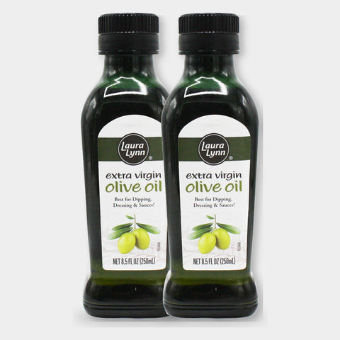 2 Bottles Laura Lynn Extra Virgin Olive Oil, 8.5 oz