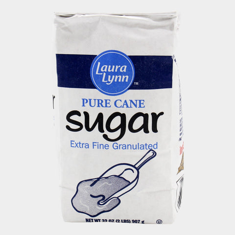 2 Bags Laura Lynn Pure Cane Sugar, 2 lb