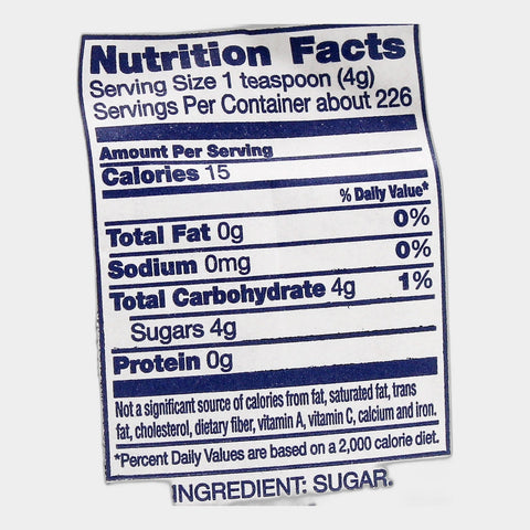 2 Bags Laura Lynn Pure Cane Sugar, 2 lb