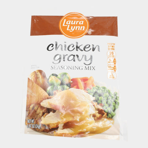 6 Packets Laura Lynn Chicken Gravy Seasoning Mix, 0.87 oz