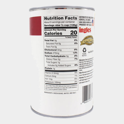 4 Cans Laura Lynn Fancy Cut Green Beans, 38 oz