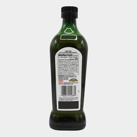 2 Bottles Laura Lynn Extra Virgin Olive Oil, 25.4 oz