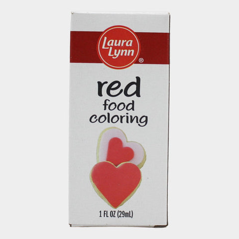 2 Jars Laura Lynn Red Food Coloring, 1 oz