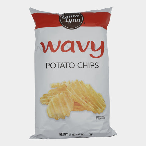 Laura Lynn Wavy Potato Chips, 11 oz