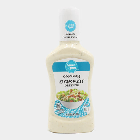 4 Bottles Laura Lynn Creamy Caesar Dressing, 16 oz