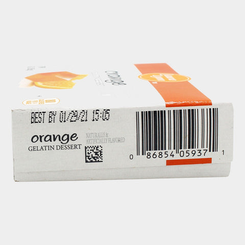 2 Boxes Laura Lynn Orange Gelatin, 3 oz