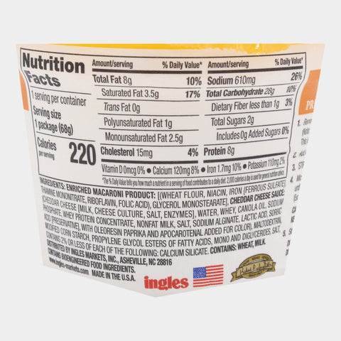 6 Cups Laura Lynn Shells & Cheddar Cup, 2.39 oz