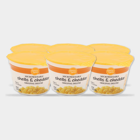 6 Cups Laura Lynn Shells & Cheddar Cup, 2.39 oz