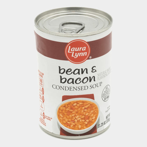 6 Cans Laura Lynn Bean & Bacon Soup Condensed, 11.25 oz