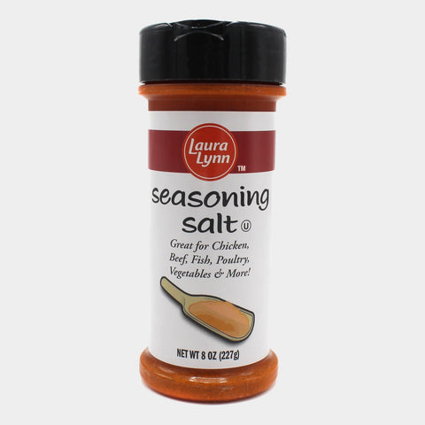 2 Jars Laura Lynn Seasoned Salt, 8 oz