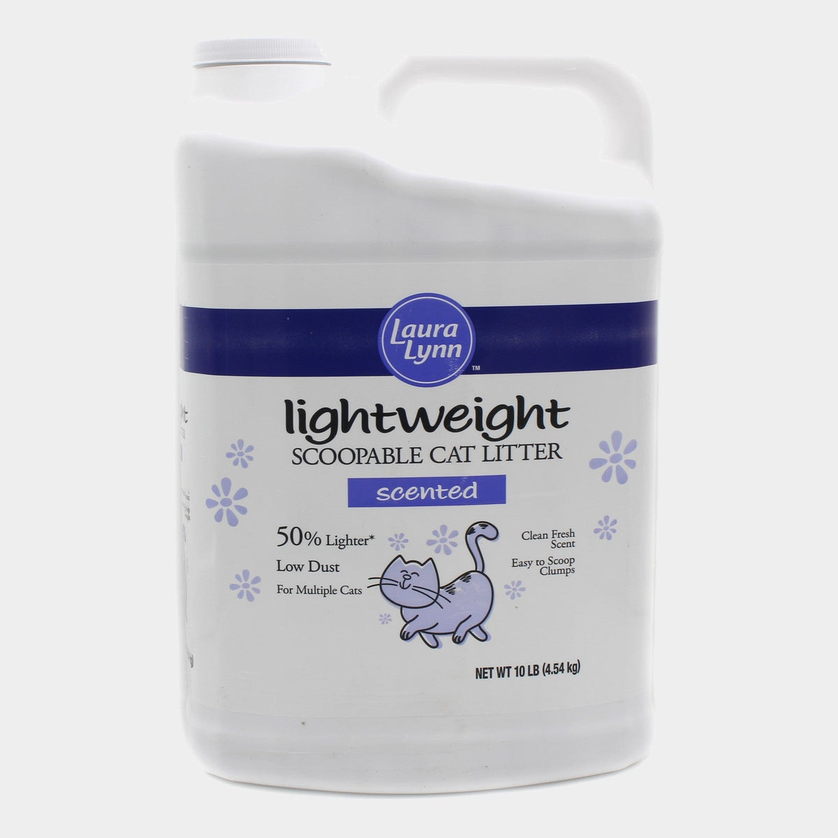 Laura Lynn Lightweight Clumping Cat Litter Scented, 10 lb