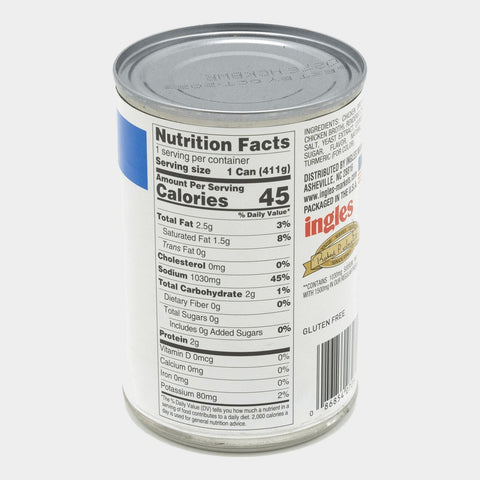 6 Cans Laura Lynn Reduced Sodium Chicken Broth, 14.5 oz