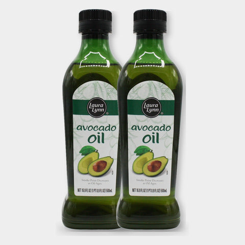 2 Bottles Laura Lynn Avocado Oil, 16.9 oz