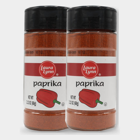 2 Jars Laura Lynn Paprika, 2.12 oz